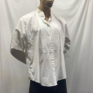 Wychwood Company Men's White Button Down Dress Shirt